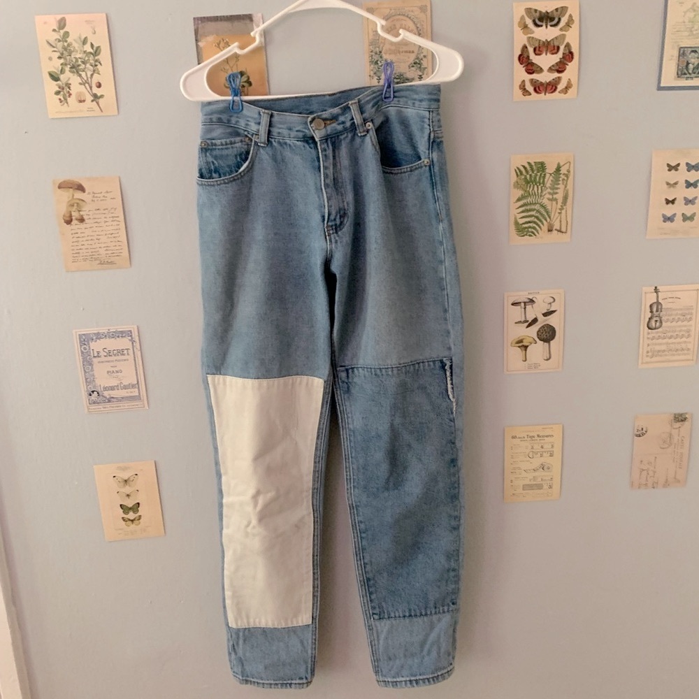 Brandy Melville Color block Jeans